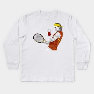 Tennis Nadal Kids Long Sleeve T-Shirt